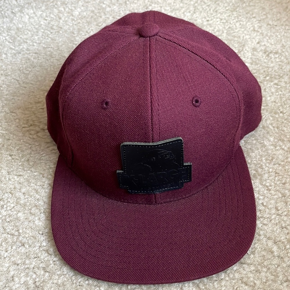 burgundy XLarge ape 🦍 hat cap